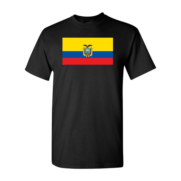 Ecuador Country Flag Adult DT T-Shirt Tee