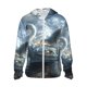 thumbnail image 1 of Fotbe Fantasy Swan Yacht Design Chaqueta con Protección Solar UPF 50+ para Hombre y Mujer, Camisa con Capucha y Bolsillos-3X-Large, 1 of 7