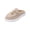 Beige, variant on Womens Shoes Slip On Mule Loafers With Tassel Accent And Platform Sole For Casual Everyday And Office Wear