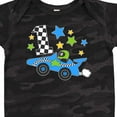 thumbnail image 4 of Inktastic Happy 1st Birthday Blue Racing Car Boys or Girls Baby Bodysuit, 4 of 5