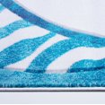 thumbnail image 3 of Ladole Rugs Abstract Circles Design Geometric Area Rug Blue White 3x5 (2'7" x 4'11", 80 cm x150 cm), 3 of 6