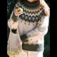 thumbnail image 4 of Suéter de Larga con Cuello Redondo para Mujer, Suéter Informal Estampado, Camisetas de Otoño 2025. Verde y M, 4 of 8