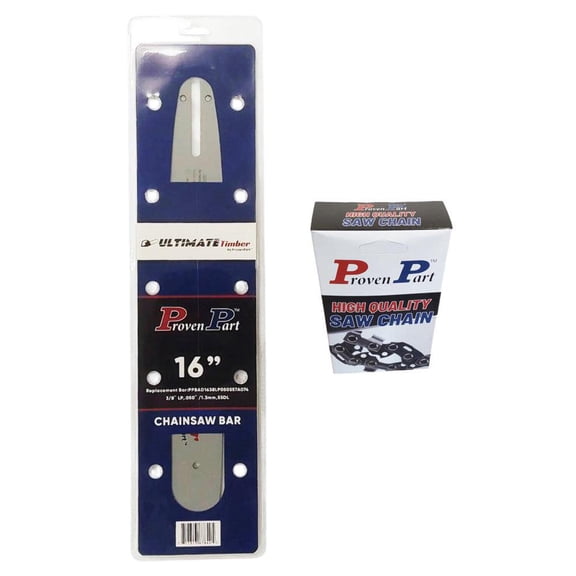 16In Bar and 1 Chain 3/8LP .050 55DL For Stihl MS 210 C-BE, MS 211, MS 211