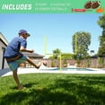 thumbnail image 2 of GoSports PRO Kick Challenge Field Goal Post Set with 2 Footballs and Kicking Tee - Life Sized Backyard Field Goal for Kids & Adults, 2 of 6