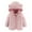 Pink, variant on KDFJPTH Baby Girls Boys Jacket Bear Ears Hooded Outerwear Zipper Warm Winter Coat Boy Ski Jacket Kids Jackets Boys Size 8