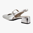 thumbnail image 3 of Naturalizer Jalee Women's Flats Soft Pewter Metallic Size 7.5 M, 3 of 8