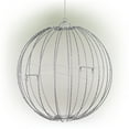 thumbnail image 5 of Alpine Corporation 16"x 17" Foldable Hanging Sphere Holiday Ornament with LED Lights, Multicolor, 5 of 12