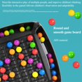 thumbnail image 5 of Rainbow Board Games For Kids Puzzle Magic Chess Board Game Color Matching Elimination Game Toy Set For Gifts 288 beads, 5 of 5
