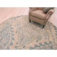 thumbnail image 4 of Hand-tufted Wool Ivory Transitional Paisley Jain Rug, 4 of 4