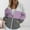 Purple, variant on Women's Full Zip Up Hoodie Fall Jacket Oversized Sweatshirt Zipper Track Jacket Solid Color Tops Color Block Long Sleeve Hooded Sweatshirts with Pockets Jacket Coat for Women Blue Xxl