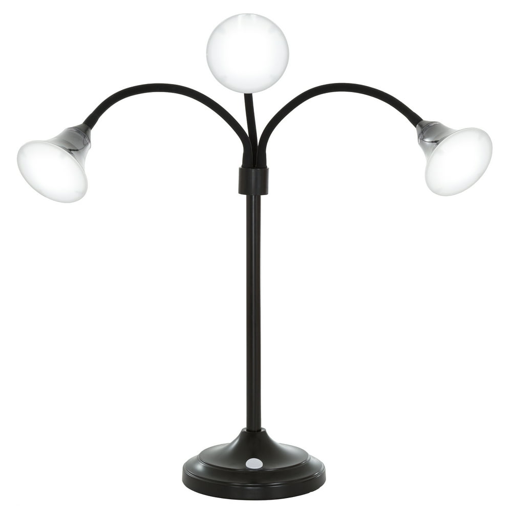 3 Head LED Desk Lamp with Adjustable Arms by Lavish Home