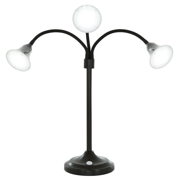 3 Head Led Desk Lamp With Adjustable Arms By Lavish Home Walmart