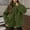 w93# Army Green172, variant on Wuxian Womens Jacket Warm Oversized Thermal Thick Overcoat Full Zip Up Long Sleeve Elegant Trench Wool Coat Winter Comfortable Outerwear With Pockets,Army Green,L