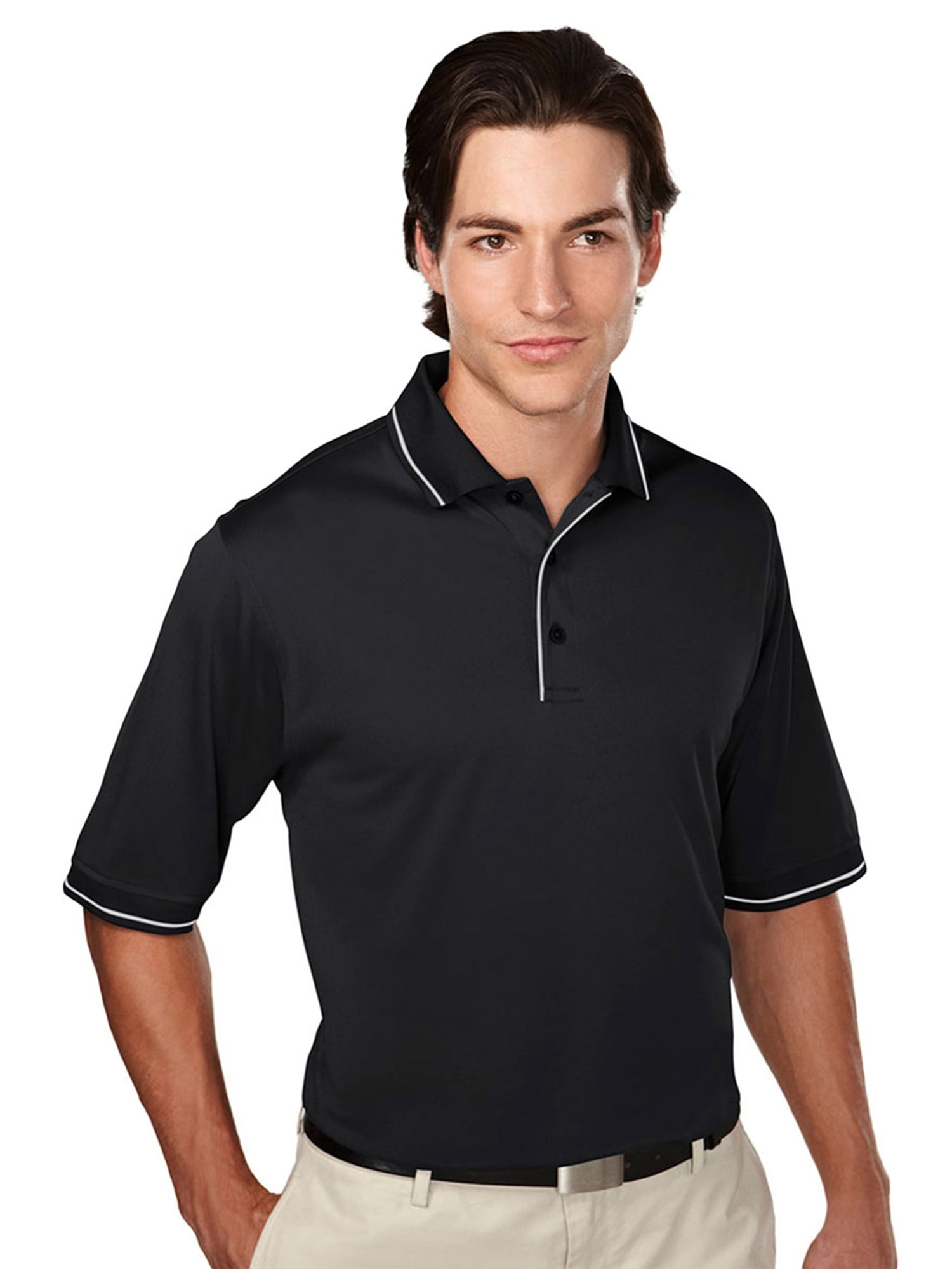 TriMountain TriMountain Men's Ultra Cool Contrast Trim Polo Shirt
