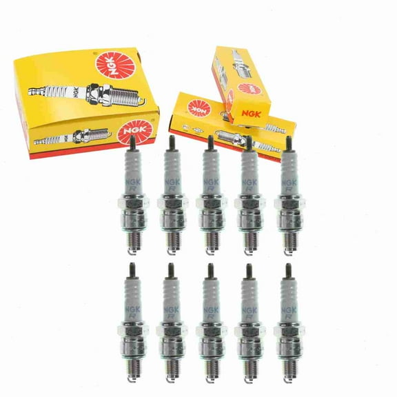 10 pc NGK 7023 Standard Spark Plugs for 09482-00340 92070-1119 94700-00282 94701-00282 94703-00282 98056-56716 UR4AS Ignition Wire Secondary