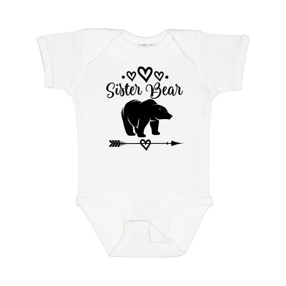 Inktastic Sister Bear Native Arrow Girls Baby Bodysuit