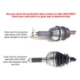 thumbnail image 5 of DTA 2 Front CV Axles for 2002 Polaris Sportsman 700 (Before 05/01/2002) Pair, 5 of 6