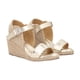 thumbnail image 1 of Sandalia De Plataforma Confort Turkia Con Yute Natural Napa Metálica Oro Para Mujer, 1 of 5