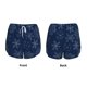 thumbnail image 3 of Balery Snowflake Dark Blue Pantalones cortos deportivos para mujer con forro y dos bolsillos, elásticos, para entrenamiento, gimnasio, yoga-Large, 3 of 7