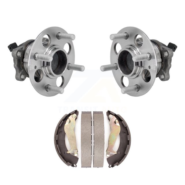 Transit Auto Rear Brake Drum Shoes and Wheel Hub Bearing Assembly Kit for Car Kia Rio Hyundai Accent K7D-100661