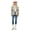 White, variant on Women's Aztec Jacquard Weave Shacket Jacket | Soft Western Southwest Button-Up Shirt Jacket with Chest Pockets, Pink, Small