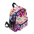 thumbnail image 2 of FORMRS School Backpack with Front Zippered Pocket 12" Student Travel Daypack, Purple Colorful Circles, 2 of 6
