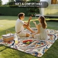 thumbnail image 4 of Paisley Flower Outdoor Rug for Patio/Deck/Porch, Non-Slip Large Area Rug 3 x 5 Ft, Spring Watercolor Vintage Floral Leaf Plant Indoor Outdoor Rugs Washable Area Rugs, Camping Rug Carpet Runner, 4 of 8