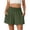 Army Green, variant on CHGBMOK Womens Summer Casual Shorts with Pockets Solid Elastic High Waisted Wide Leg Shorts Beach Vacation Outfits