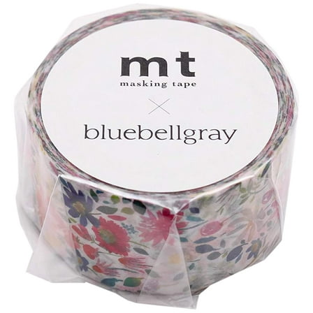 mt x Artist Series 'Bluebellgray Zinnia' washi Masking Tape - 1 Roll