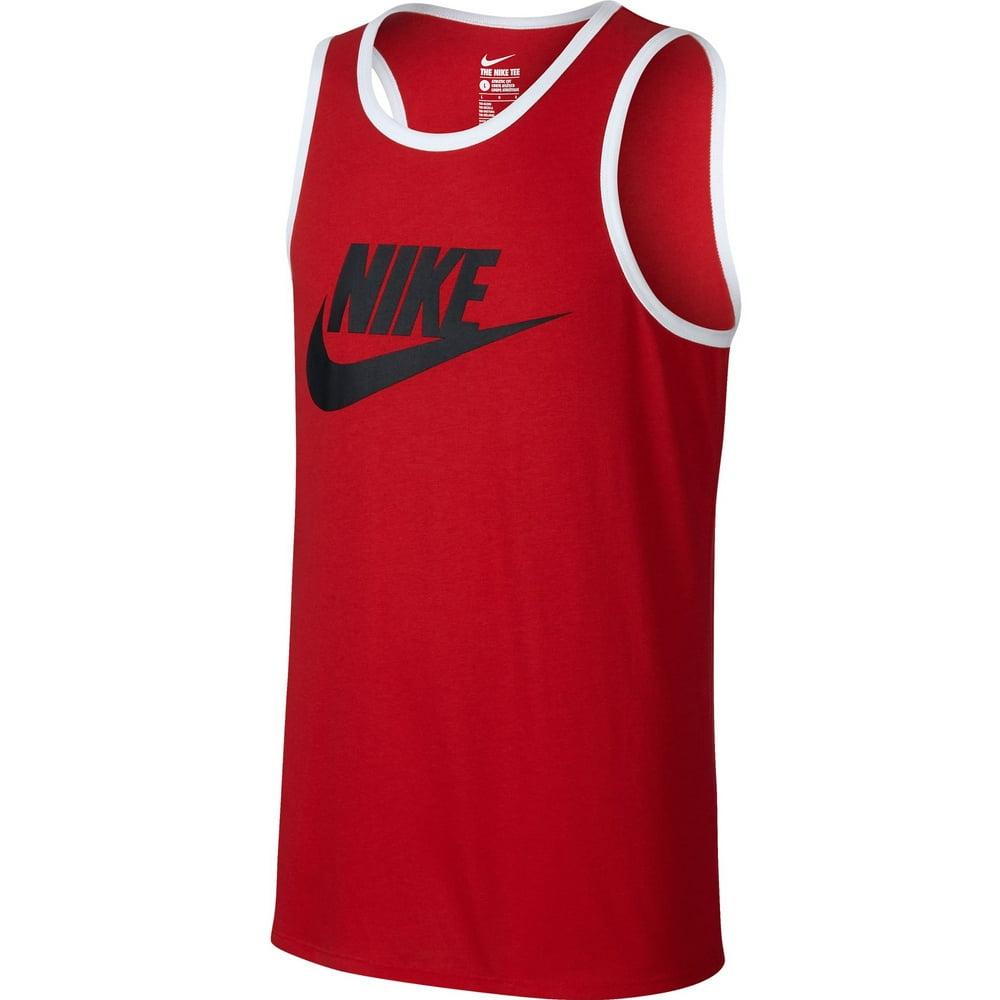 Nike - Nike ACE Logo Men's Tank Top Athletic Red/White/Black 779234-657 ...