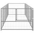 thumbnail image 2 of vidaXL Dog Kennel Silver 5 m² Steel, 2 of 4