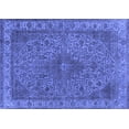 thumbnail image 1 of Ahgly Company Indoor Rectangle Oriental Blue Industrial Area Rugs, 2' x 3', 1 of 4