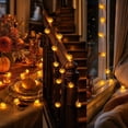 thumbnail image 6 of Battery Powered Mini Pumpkin LED String Lights Transparent Garland Decor, 6 of 7