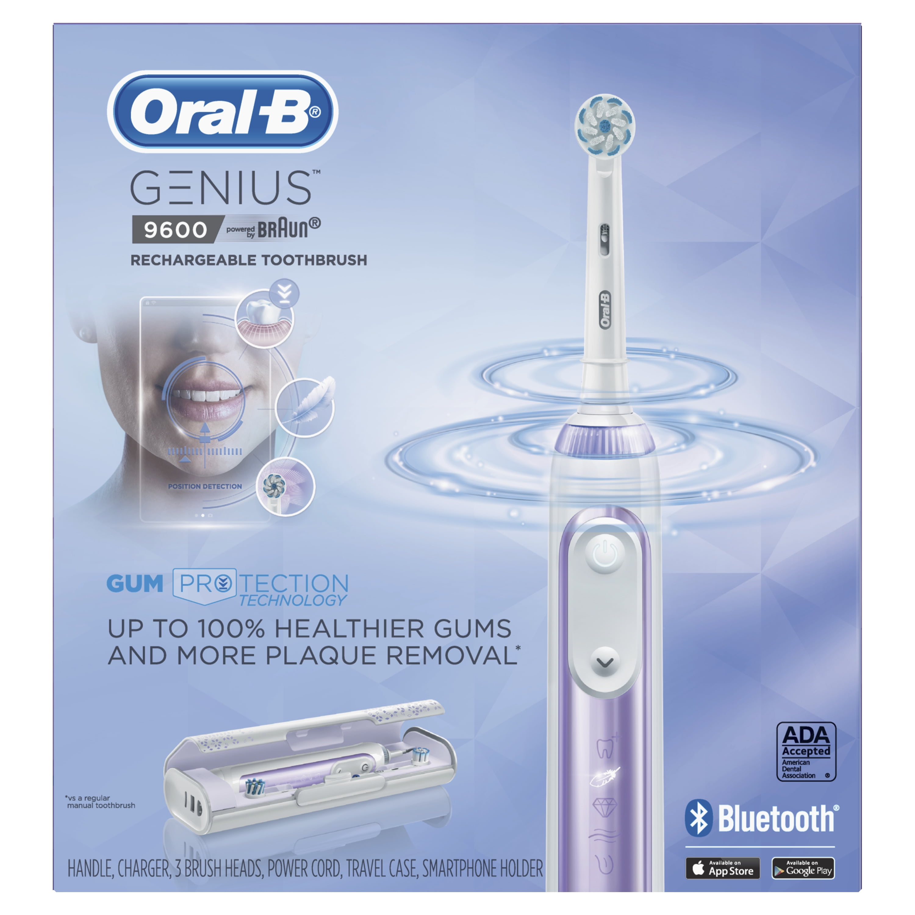 purple oral b electric toothbrush