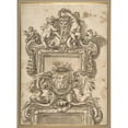 thumbnail image 3 of Gregorio de' Ferrari 19x24 Black Modern Framed Museum Art Print Titled - Design for an Overdoor Decoratio (ca. 1670-90), 3 of 5