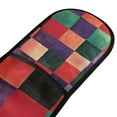 thumbnail image 4 of Yayeee Double Oven Mitt Kitchen Heat Resistant Baking 35" x7" Quilted Glove, Red and Purple Plaid Pattern, 4 of 6