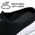 thumbnail image 5 of CHICVOMEY Mules for Men Arch Support Lightweight Breathable Mesh Open Back Shoes Comfortable Outdoor Walking Casual Slip On Work Shoes, 5 of 7