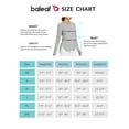 thumbnail image 6 of BALEAF Women's Sun Shirts UPF 50+ Long Sleeve Hiking Tops Lightweight Quick Dry UV Protection Outdoor Clothing Gray L, 6 of 6