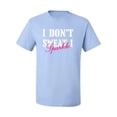 thumbnail image 2 of Wild Bobby, I Don't Sweat I Sparkle Glitter Fitness Print, Gym/Workout, Men Graphic Tee, Light Blue, 4X-Large, 2 of 4