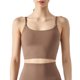 thumbnail image 1 of Correa delgada Yoga sujetador Pure Color U Back Crop Camisole Top para deportes con almohadilla extraíble en el pecho, 1 of 6