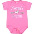 thumbnail image 3 of Inktastic Nana's Favorite- Heart Grandchild Boys or Girls Baby Bodysuit, 3 of 5