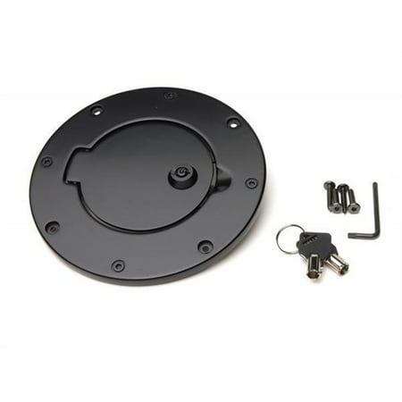 Rampage 85007 Polished Stainless Steel Locking Billet Style Gas Cover