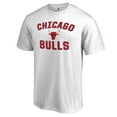 thumbnail image 2 of Men's White Chicago Bulls Victory Arch T-Shirt, 2 of 3