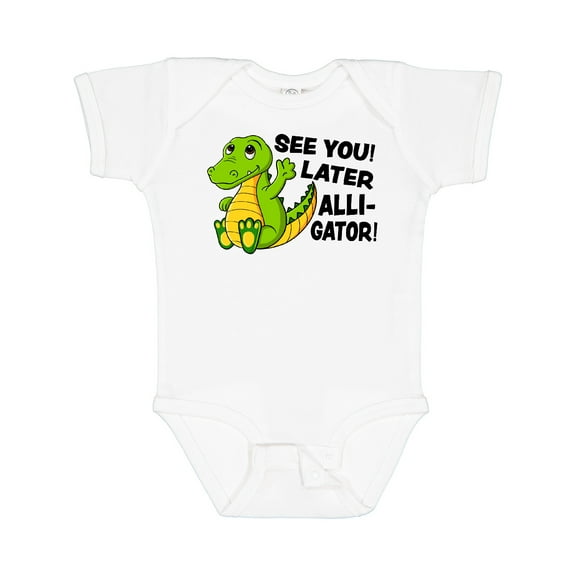 Inktastic See You Later Alligator Boys or Girls Baby Bodysuit
