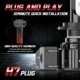 thumbnail image 2 of CHUSYYRAY 6x H7+H7 Headlight Bulbs+9006 Fog Light Bulbs Combo For Chrysler Crossfire 2004-2008, 2 of 11