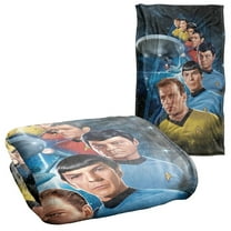 Star Trek Among The Stars Silky Touch Super Soft Throw Blanket 36" x 58"