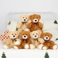 thumbnail image 6 of MorisMos 6 Packs Teddy Bear Baby Shower Bulk Teddy Bear Stuffed Animals, 6 of 7
