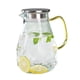 thumbnail image 2 of Thickened Large-capacity Diamond Glass Water Bottle/beverage Pitcher With Stainless Steel Lid, 2 of 5