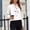 A_ White, variant on Olyvenn Women's Bow Tie Neck Blouse 2026 Long Sleeve Work Shirt for Office Business Professional Dressy Casual Tops Army Green L