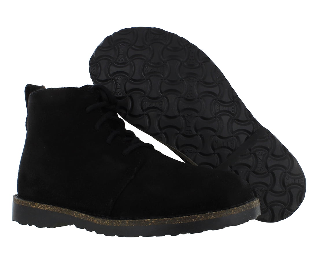 Birkenstock Uppsala Mid Shearling Unisex Shoes Size 6, Color: Black